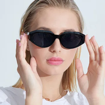 ERILLES Senhoras Óculos estilo Olho de Gato Mulheres Marca o Designer de Moda Vintage Retro Pequena Armação de Óculos de Sol Feminino a Proteção UV400