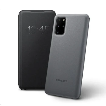 Do Original de Samsung LED Exibição da Carteira de Telefone Capa Para Samsung Galaxy S20 S20+ S20 Ultra 5G Led Caso de Telefone Ver Capa Protetora