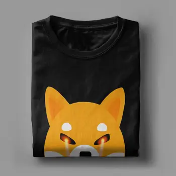 Engraçado Shiba Inu O Doge Killer T-Shirts Homens De Pescoço Tripulação Algodão T-Shirt De Manga Curta T-Shirt Impresso Tops