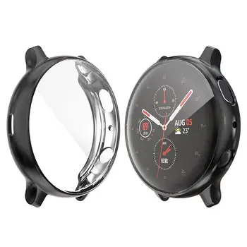 Active2 assista case Para Samsung galaxy watch active 2 40mm 44mm cobertura completa TPU macio Tela tampa de Proteção do Galaxy watch