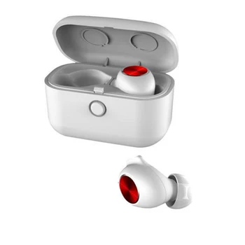 Novo Fone de ouvido sem Fio Bluetooth Fones de ouvido TWS sem Fio de Fone de ouvido LED Display Com 2000mAh do Banco do Poder de Fone de ouvido Com Microfone