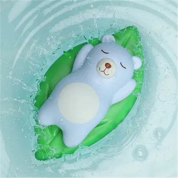 Único a venda bonito dos desenhos animados de animais urso clássico o bebê de água brinquedo de natação de bebê urso ferida cadeia de mecânica crianças praia de banhos de brinquedo