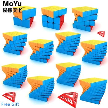 Moyu Cubo 2x2 3x3 4x4 6x6 7x7 10x10 11x11 12x12 Profissional cubo mágico velocidade de jogo de quebra-cabeça cubo cubo mágico Quebra-cabeça fidget brinquedos