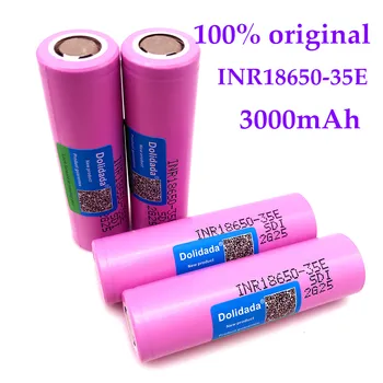 Original Para samsung 18650 3500mAh 20A descarga INR18650 35E 18650 bateria de íon de lítio de 3,7 v Bateria recarregável