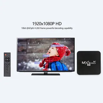 5G de 4K de Rede, Leitor de Set-Top Box Casa de Controle Remoto Smart Media Player Caixa de TV Android RK3229-5G Versão