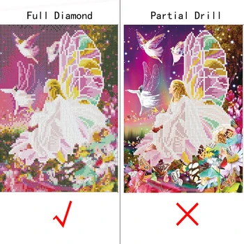 DIY bordado de diamante paisagem diamante pintura de flores em Ponto Cruz diamante Artesanato dente-de-Leão decoração da Casa da pintura