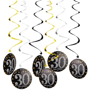 30 40 50 60 Anos de Aniversário, a Festa de Aniversário de pratos de Papel copos 30 50 Número de empresas de Balão Feliz Festa de Aniversário, Decorações
