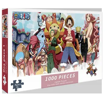Quebra-Cabeça De 1000 Peças Para Adultos Anime, Jogos De Quebra-Cabeça Decorativos Figuras Artesanato Criativo De Uma Peça De Madeira, Brinquedos, Decoração Tangram