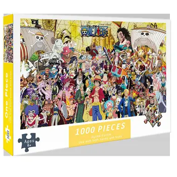 Quebra-Cabeça De 1000 Peças Para Adultos Anime, Jogos De Quebra-Cabeça Decorativos Figuras Artesanato Criativo De Uma Peça De Madeira, Brinquedos, Decoração Tangram