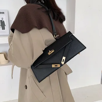 Mulheres handbag designer de luxo 2021 novo PU couro moda ombro nas Axilas saco