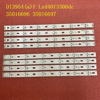 8pcs/set retroiluminação LED strip para Toshiba Dl3954(a)f Konka LED40F3300DC 35016696 35016697