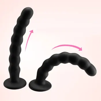 Silicone otário puxar esferas plug anal anal massager adulto sexo anal brinquedo plug anal