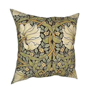 William Morris Pillowcover Decoração Floral Vintage Vitoriana Flores Almofadas Jogar Travesseiro para a Sala de Poliéster