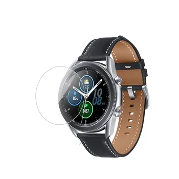 Vidro temperado Para Samsung Galaxy Watch 3 41 45mm Smart Assistir à prova de Explosão Protetor de Tela do Filme de Proteção