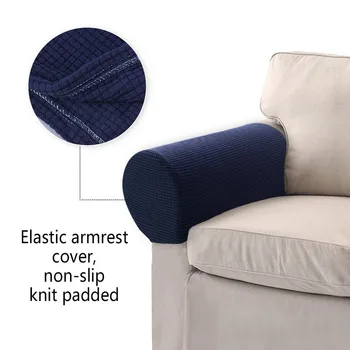 1 Par de braço Removível capas para sofá Braço estendido Sofá Sofá Cadeira Protetor Poltrona de Cobre de Braço de sofá cobre para a sala de
