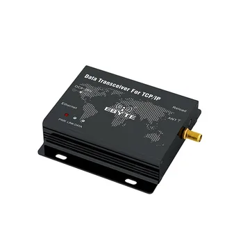 E90-DTU(400SL30-ETH) RJ45 Ethernet Novo LoRa SX1268 30dBm 1W 433MHz TCP UDP Porta Serial Transceptor sem Fio Modem