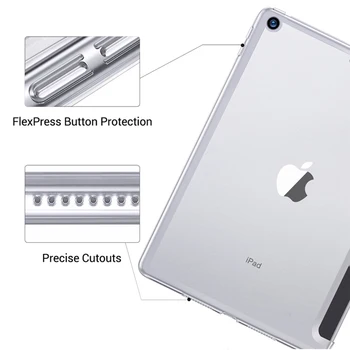 Tablet Case Para Apple ipad de 9,7 2017 Inteligente de Sono / vigília Pintura Escudo Protetor Três vezes Fundas Tampa Para iPad5 de 9,7