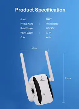 Repetidor WiFi Sem Fio Wifi Extensor Wi-Fi Gratuito Amplificador 802.11 N De Longo Alcance Wi-Fi Signal Booster 2.4 G Wifi Repiter