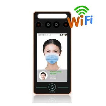 Wi-FI TCP/IP SpeedFace Luz Visível Dinâmica Rosto de Reconhecimento Facial Palma RFID Funcionário Horário de Atendimento Sistema de Controle de Acesso