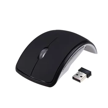 Ultrathin 2.4 GHz Dobrável sem Fio Arc Mouse Óptico de Ratos com Mini Receptor USB para o painel de PC Laptop Notebook Computador SGA998