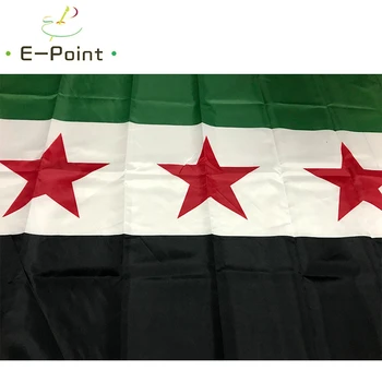 A síria, País de Bandeira da Síria Independência Bandeira 2*3 pés (60*90 cm) 3ft*5 pés (90*150cm) Tamanho Decorações de Natal para a Casa Bandeira Bandeira