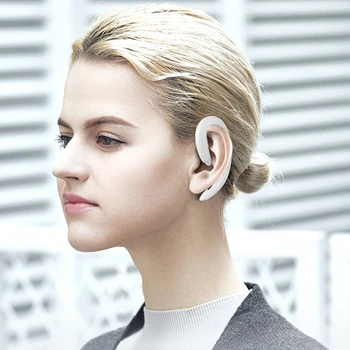 Mais recentes sem Fio Fone de ouvido Bluetooth Mãos-livres Osso Condução De ouvido Estéreo de Música Fones de ouvido Para Smartphone