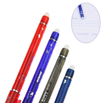 Apagável Conjunto de Canetas de Gel Lavável Lidar com 0,5 mm Azul Preto Vermelho Escrita à Tinta de Canetas de Gel para a Escola de Escritório Exame Estudante de Suprimentos