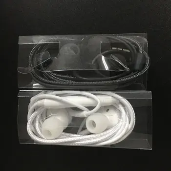 Estéreo de Esportes da Em-orelha Fones de ouvido com Microfone de 3,5 mm Caixa de Controle do Fone de ouvido com Fio para Samsung Galaxy S8 S8plus Equilibrada Armadura ONLENY