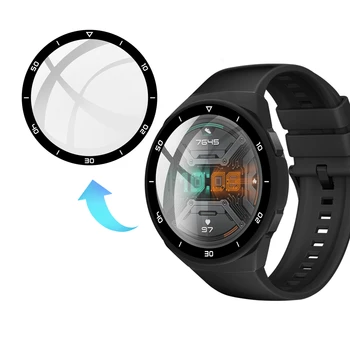 1Pc Marcação Escala estojo de Proteção Para o Huawei Assistir GT 2E Completa Cobertura de Vidro Temperado Protetor de Tela do Quadro de Smart Watch Acessório