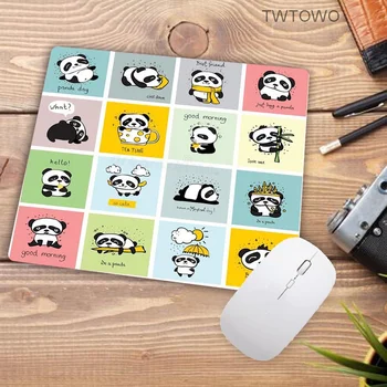 Grande promoção Rússia Cartoon Mouse Pad 21*26cm lindo Bebê Panda Mouse Pad
