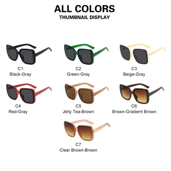 MADLEINY Vintage Quadrado Oversized Óculos de sol das Mulheres 2020 Nova Marca de Moda Design de Óculos de Sol Feminino Condução Óculos de proteção UV400 MA727