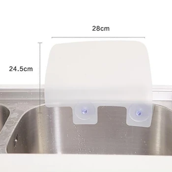 Otário Água Splash Guard Defletor de Pia de Cozinha de Lavar roupa Anti-Conselho de água