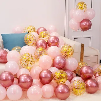 5M Balão Cadeia de Stand Globos de Confetes Balão Arco de Balões de Aniversário Acessórios de Casamento de 18 Festa de Aniversário, Decorações de Crianças