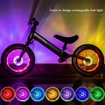 Super Fashion Durável Luminosa Bicicleta, Carrinho de criança Usando o Flower Drum Luz de Desporto ao ar livre o Uso de Baterias flor tambor de luz