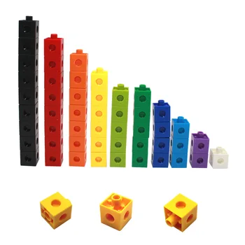 Matemática Ligar Cubos De Educação Matemática Link Cubos De Intertravamento De Contagem De Conexão De Blocos De Brinquedos Para As Crianças Brinquedos De Aprendizagem