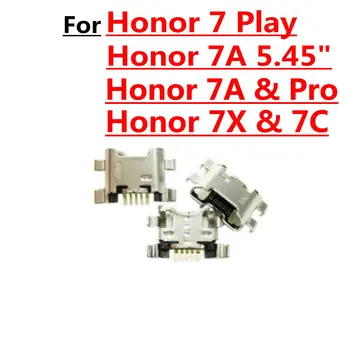 Nova interface Micro USB Porta de Carregamento do Conector do Soquete Para o Huawei Honor 7A 7C 7X 7S 7 Jogar
