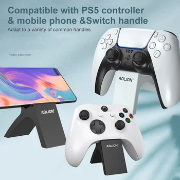 Controlador de jogo Stand Titular da área de Trabalho para Mudar Pro PS5 Xbox Série X Universal Gamepad Monte Joystick Rack Para PS5