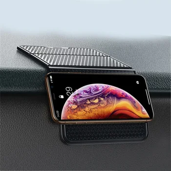 Painel do carro de Não-deslizamento do Tapete de Silicone Montagem de Telefone de Suporte Almofada Dobrável para iPhone Samsung Mobile Tablet