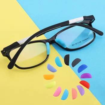 5Pairs/Pack Silicone Anti-derrapante Almofadas de Nariz Para Óculos de Empurrar Almofadas de Nariz Ferramenta de Reparo De Óculos Óculos de sol Óculos de Acessórios