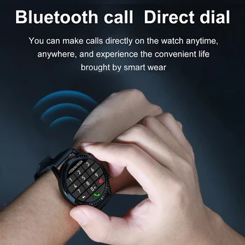 LIGE 2021 Novo Smart Watch, Homens Cheios de Tela de Toque do Esporte Relógio de Fitness IP68 Impermeável Bluetooth Para Android ios smartwatch Homens+caixa