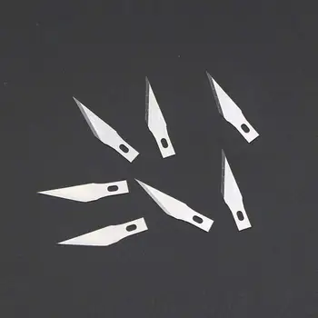 10 Pack Para o X-Acto Faca de Pontuação Lâminas Afiadas Conjunto de faca Pack de Acessórios escultura Artes de Alumínio Hobby Artesanato E4R1