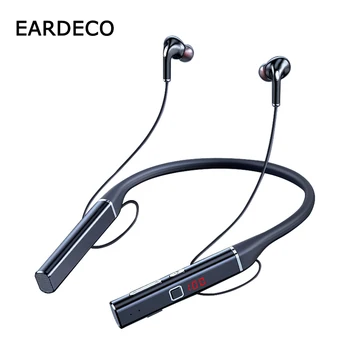 EARDECO EQ Efeito de Som Bluetooth Fone de ouvido Sport de Graves sem Fio, fones de ouvido dos Auscultadores hi-fi Fone de ouvido Estéreo com Microfone TF 80h