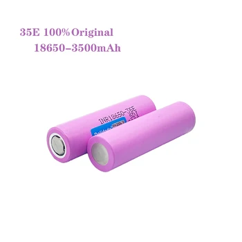 2021 Novo Original INR18650 35E 3.7 V 3500mAh 20A descarga INR18650 35E 18650 bateria de iões de lítio de 3,7 v Bateria recarregável