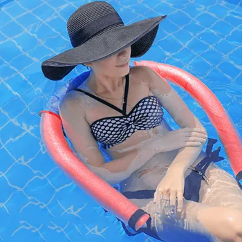 Nova Verão De Água Flutuante Rede Salão De Cama Piscina Float Mat Cadeira Do Recliner Acessórios Para Piscinas De Natação Anel De Cama Capa Net