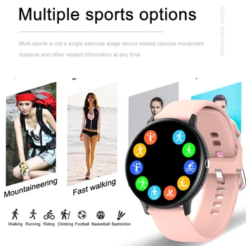 GEJIAN Senhoras de Chamada Bluetooth Smart Watch Mulheres Impermeável Esportes Relógio de Fitness Health Tracker Novo Leitor de Música smartwatch Homens