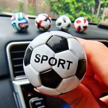 Futebol Mini Carro Modelo De Acessórios De Decoração De Interiores Criatividade Colorido De Futebol Perfume Do Carro Ambientador Bonito Bola De Presente