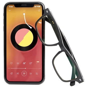 Smart Bluetooth 5.0 Óculos de sol do Carro de Esportes Fone de ouvido Anti-Blu-Ray Música chamadas Mãos-Livres de Óculos para IOS, Android