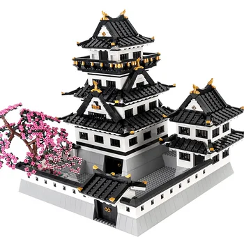 MOLDE REI 22006 Mundial da Arquitectura estilo do Técnico Castelo de Himeji Modelo de conjuntos de Montagem de blocos de Construção de Tijolos Garoto 3086pcs Brinquedos de DIY