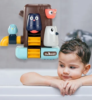 2021 casa de Banho Brinquedos Pipeline Spray de Água do Chuveiro Pássaro de Jogo Cogumelo Brinquedo para Crianças, Piscina casa de Banho o Banho de Crianças de Brinquedo de presente