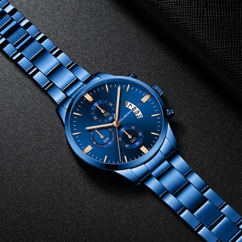 Relógio Masculino CUENA Homens Relógios de Luxo Famosa Marca de Moda masculina Casual Dress Watch Militar de Quartzo Relógios de pulso Saat